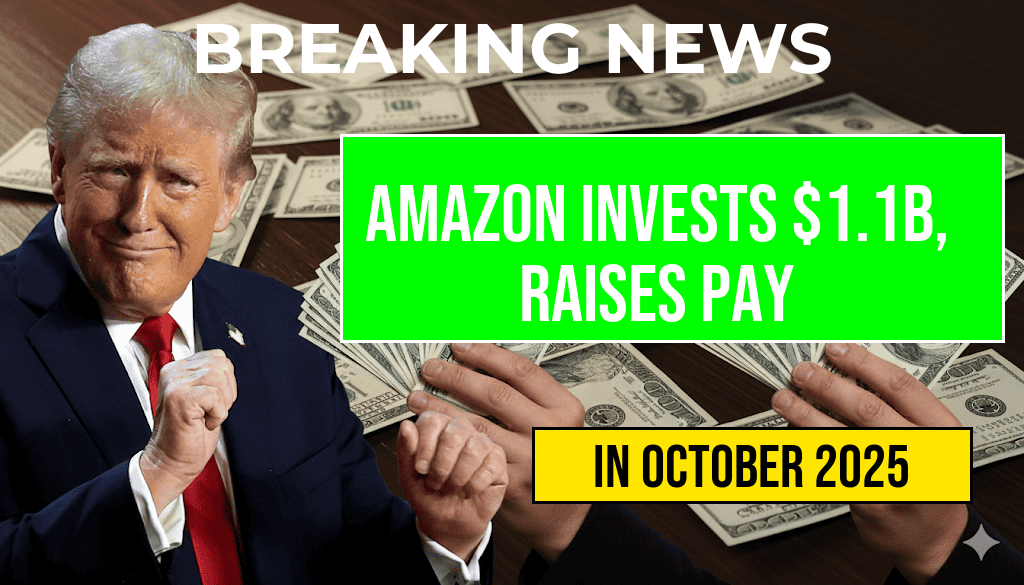 Amazon invests 1.1 billion dollars, boosting fulfillment workers’ average pay to over twenty-three dollars per hour