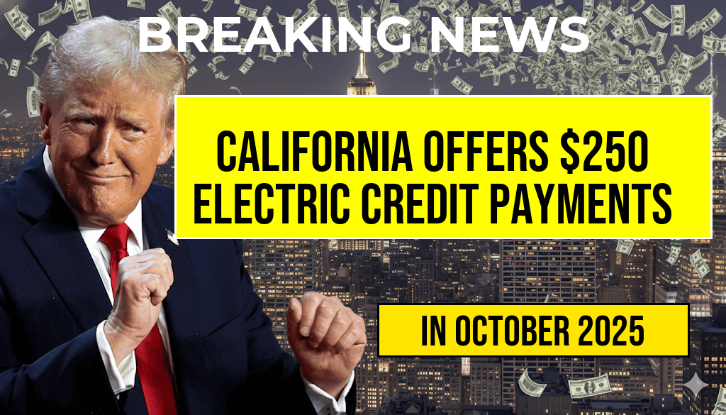 California Announces Direct Payments of Up to $250 to Over 11.5 Million Households for Electric Credits with Minimal Action Required