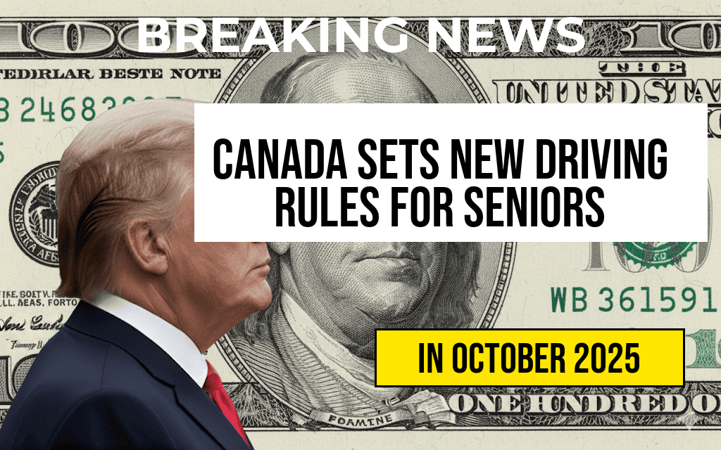 Canada Announces New Driving License Regulations for Seniors Beginning October 2025, Featuring Updates for Drivers Over 70