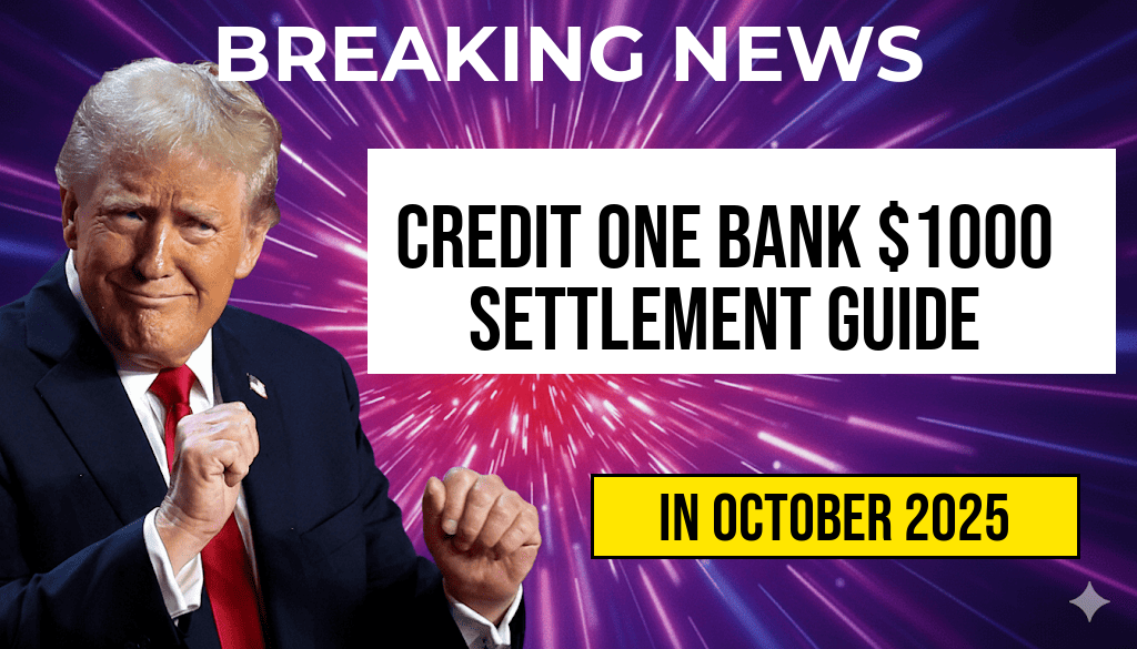 Credit One Bank $1000 Settlement Details: Qualification Criteria, Claim Process, and Payout Timeline