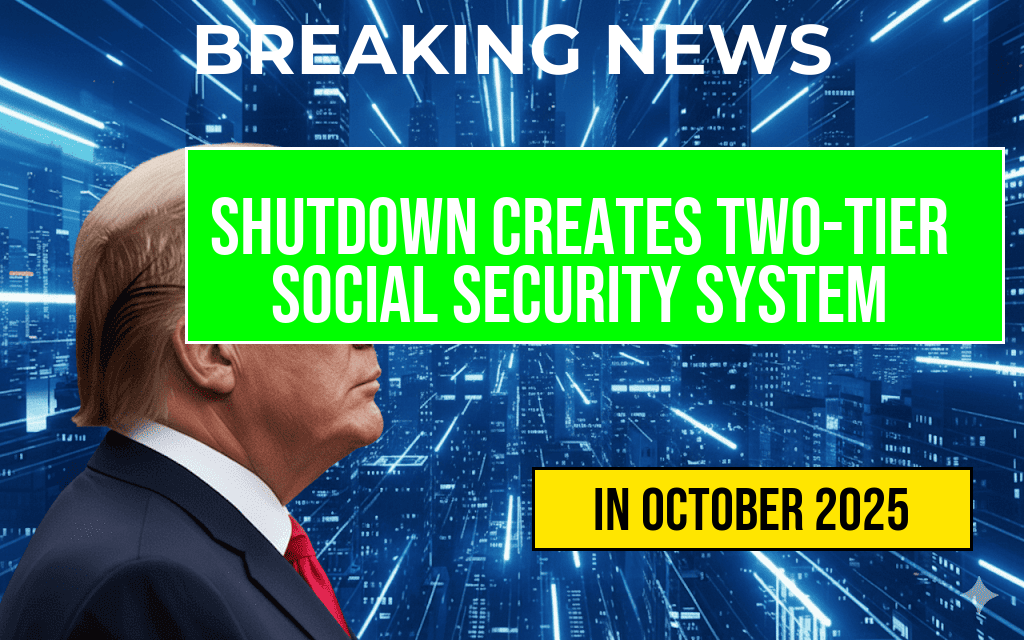Government Shutdown Creates Two-Tier System for Social Security: Existing Recipients Remain Protected, New Applicants Face Complete Hold