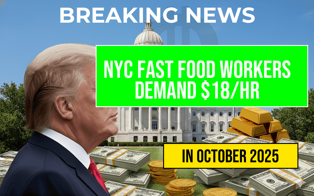 New York Fast Food Workers Campaign for $18 an Hour Minimum Wage in NYC