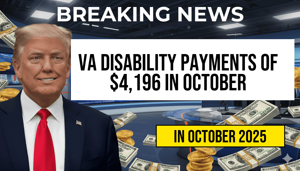 VA Disability Payments of $4,196 Scheduled for October 2025: Eligibility Requirements and Full Payment Schedule